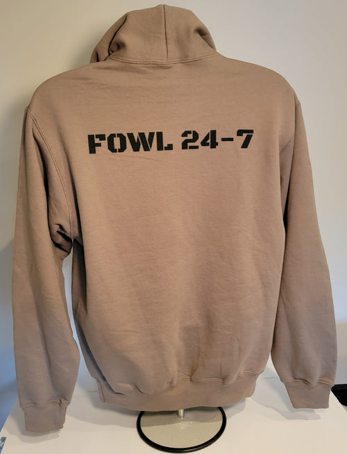 FOWL 24-7 Coyote Color Fleece Hoodie