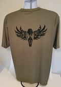 FOWL 24-7 Sport-Tek Performance Olive Green Short Sleeve Tee Shirt