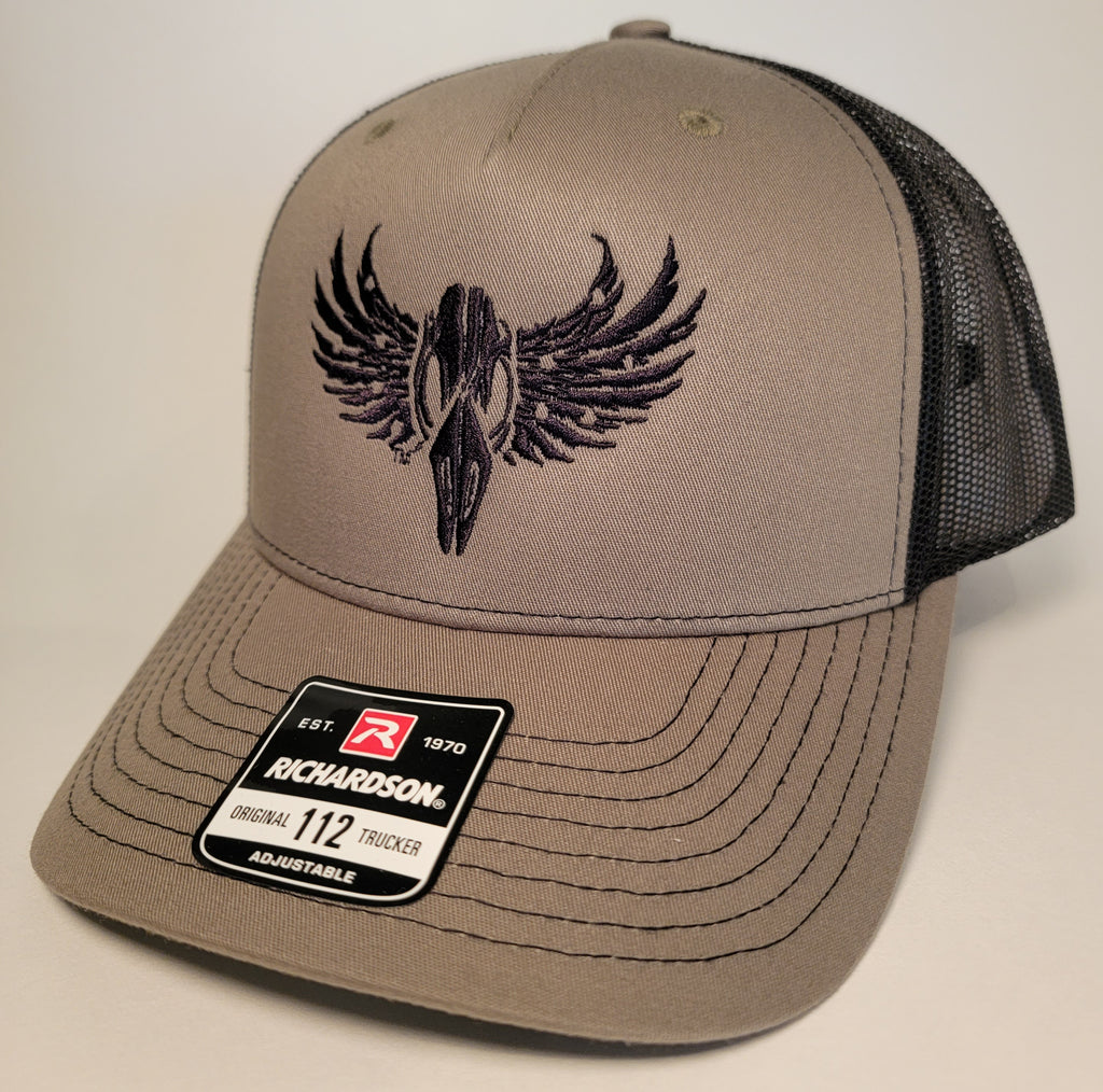Army Green/Black Richardson 112 Trucker Ball Cap with FOWL 24-7 Logo