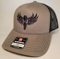 Army Green/Black Richardson 112 Trucker Ball Cap with FOWL 24-7 Logo