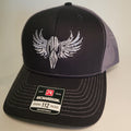 Black/Gray Richardson 112 Trucker Ball Cap with FOWL 24-7 Logo